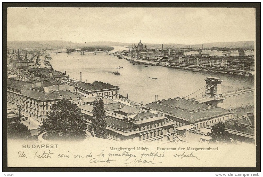 BUDAPEST Margitszigeti Latkep Panorama Der Margareteninsel Hongrie - Hongrie