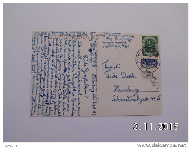 Oldenburg. - Evangelisches Krankenhaus. (23 - 5 - 1953) - Oldenburg (Holstein)