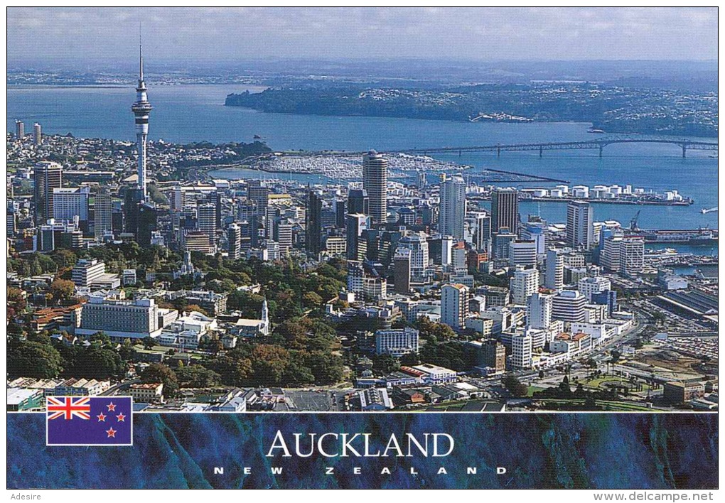 AUCKLAND New Zealand Als Flugpost Verschickt Mit Marke - Neuseeland