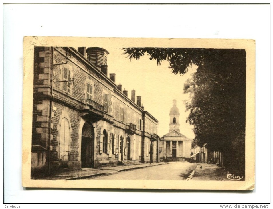 CP - MONT SOUS VAUDREY (39) L EGLISE ET LES ECOLES - Autres & Non Classés