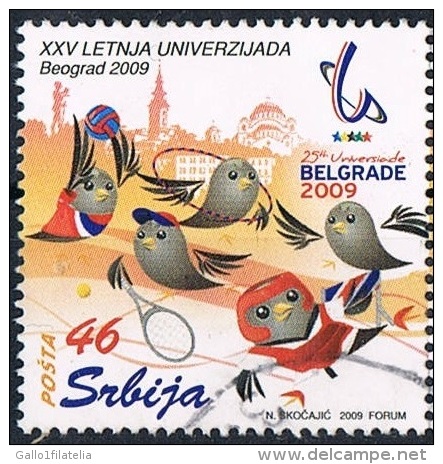 2009 - SERBIA - UNIVERSIADE DI BELGRADO. USATO - Serbia