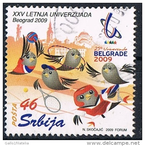 2009 - SERBIA - UNIVERSIADE DI BELGRADO. USATO - Serbia