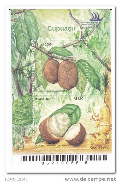 Brazilië 2005, Postfris MNH, Plants, Fruit - Neufs