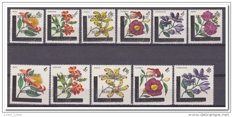 Burundi 1967, Postfris MNH, Flowers - Ongebruikt