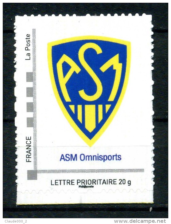 Ecusson Association Sportive Montferrandaise Omnisport .Adhésif Neuf **.Collector " AS MONTFERRAND CLERMONT AUVERGNE " - Collectors