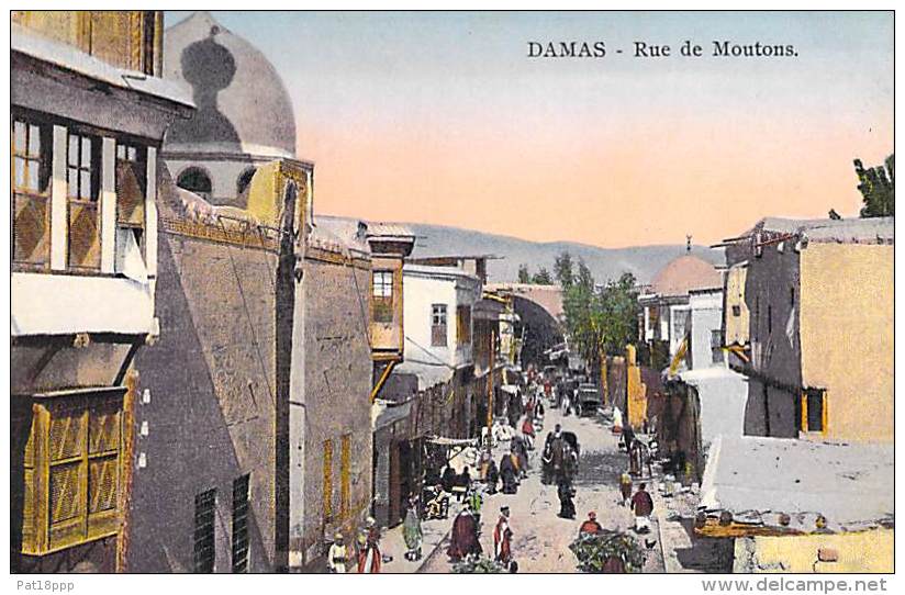 SYRIE Siria ( DAMAS Damascus ) - Rue Des Moutons - CPA Colorisée N° 45 CD - ( Syrien Syrië Ð¡Ð˜Ð Ð˜Ð¯ ) - Syrien