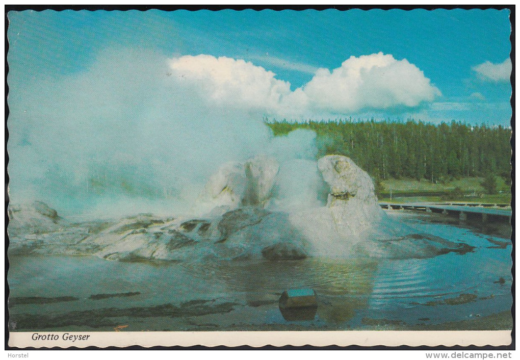 USA - Grotto Geyser - Nice Stamp - Yellowstone