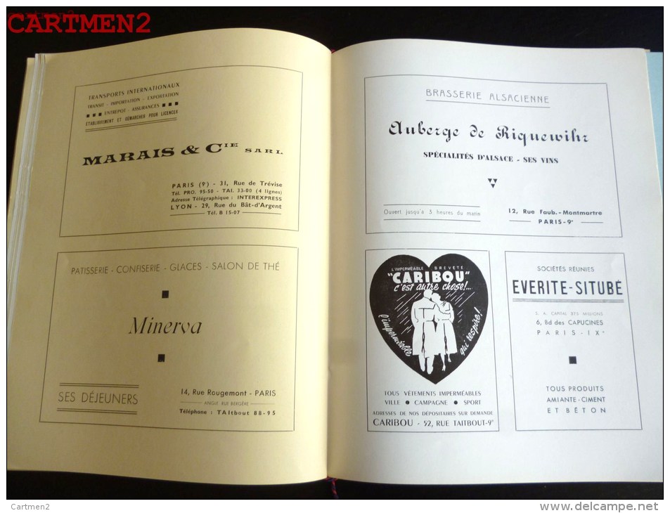 PROGRAMME GALA DE LA POLICE PARIS 8eme ARRONDISSEMENT THEATRE APOLLO 1950 MENU PUBLICITE RECLAME PLAQUETTE ILLUSTRATEUR