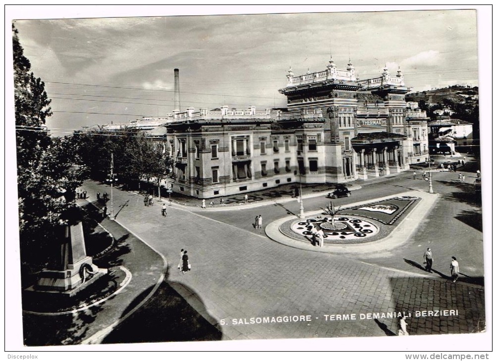 Y1803 Salsomaggiore Terme (Parma) - Terme Demaniali Berzieri / Viaggiata 1953 - Sonstige & Ohne Zuordnung