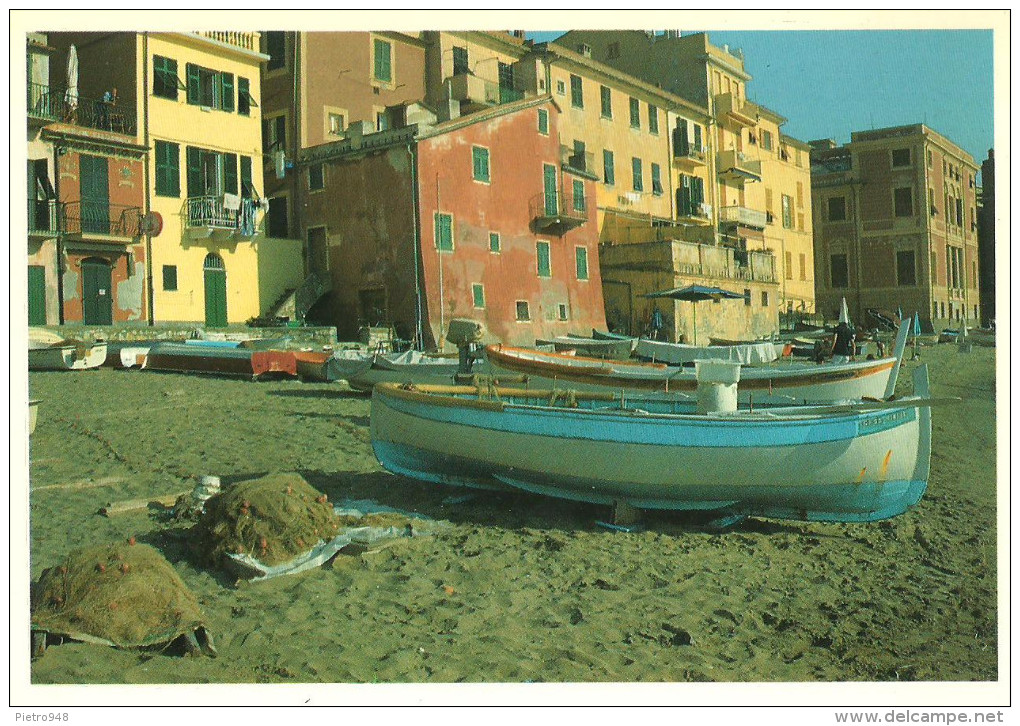 Sestri Levante (Genova, Liguria) La Baia Del Silenzio, Barche E Reti Da Pesca - The Bay Of Silence - Genova (Genoa)