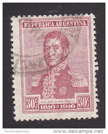 Argentina, Scott #225, Used, Jose De Martin, Issued 1916 - Used Stamps