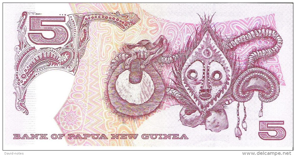 Papua New Guinea - Pick 13d - 5 Kina 1992 - Unc - Papua Nuova Guinea