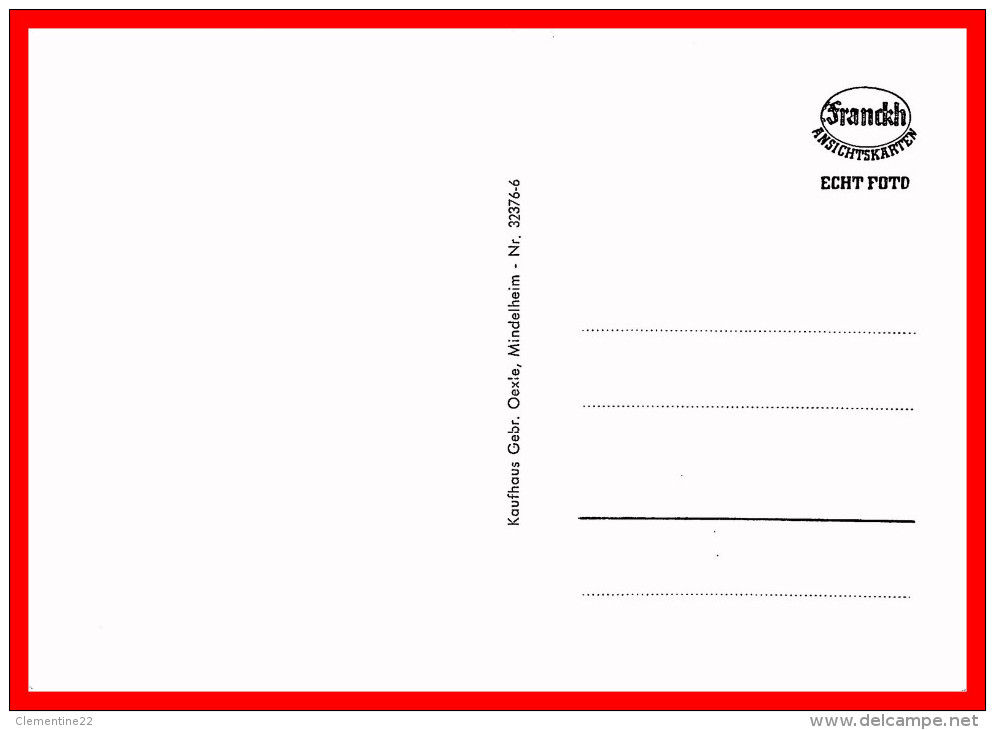 Allemagne - Mindelheim    ( Voir Scan Recto Et Verso ) - Mindelheim