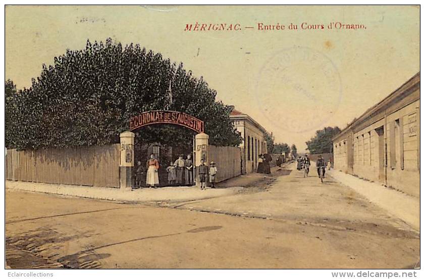 Mérignac    33      Entrée Du Cours D'Ornano. Economat De Saint Augustin - Merignac