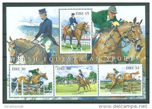 Ireland - 1998 Horses Block MNH__(TH-6786) - Blocchi & Foglietti