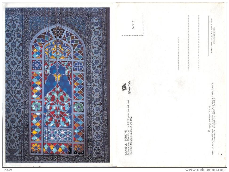 Turkey, Istambul, Sultanahmet Mosque, Blue Mosque, Motived Window, UN 00702 - Islam