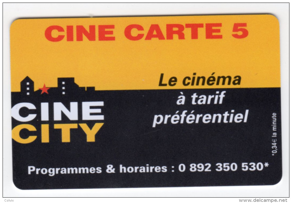 FRANCE CARTE CINEMA CINE CITY TROYES - Cinécartes