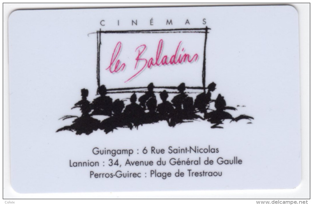 FRANCE CARTE CINEMA LES BALADINS PERROS GUIRREC - Cinécartes