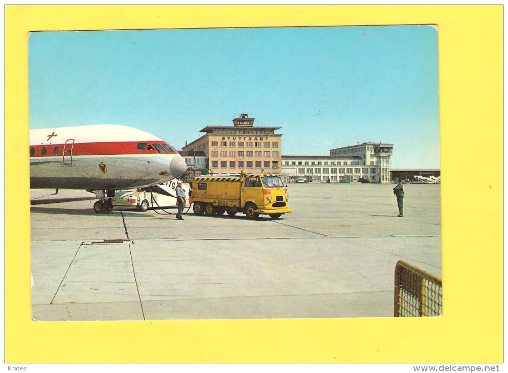 Postcard - Stuttgart Airport     (V 26547) - Aerodrome