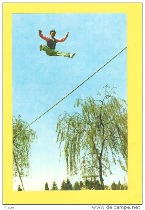 Postcard - North Korea, Circus     (V 26597) - Korea, North