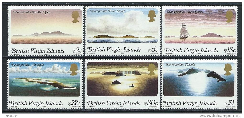 Virgin Islands     "Views"       Set     SC# 395-00   Mint - British Virgin Islands