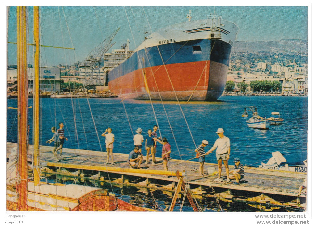 Au Plus Rapide La Ciotat CPSM Grand Format Le Port Pêche Navire Nivose - La Ciotat