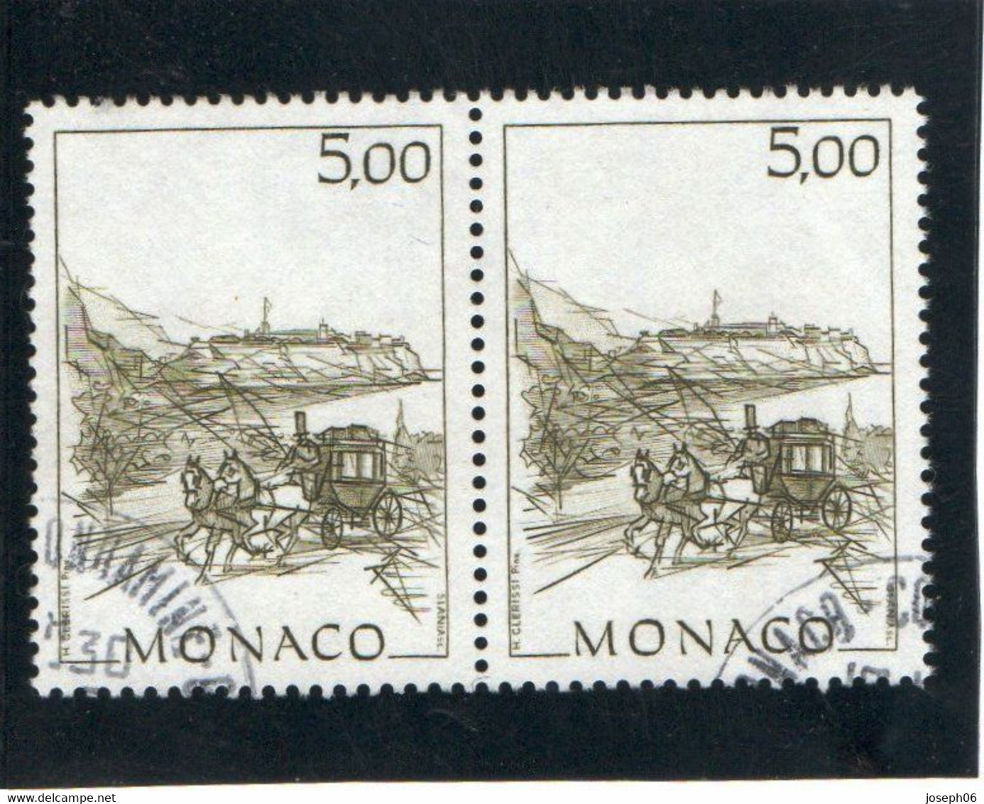 MONACO    1986  Y.T. N° 1510 à1518  Incomplet  Oblitéré  1518 - Gebraucht