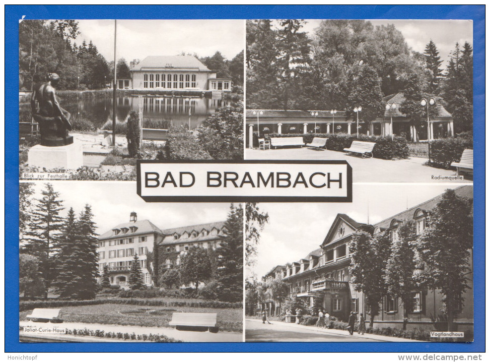 Deutschland; Bad Brambach; Radiumbad; Multibildkarte - Bad Brambach