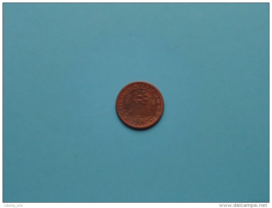 1890 - Half Cent / KM 91 ( Uncleaned - For Grade, Please See Photo ) ! - Sri Lanka
