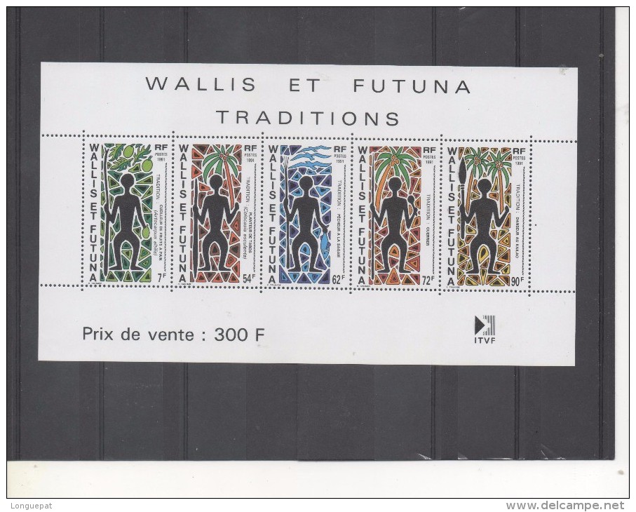 WALLIS Et FUTUNA  :Traditions - Le Pêcheur à La Sagaie - Culture - Patrimoine - Hojas Y Bloques