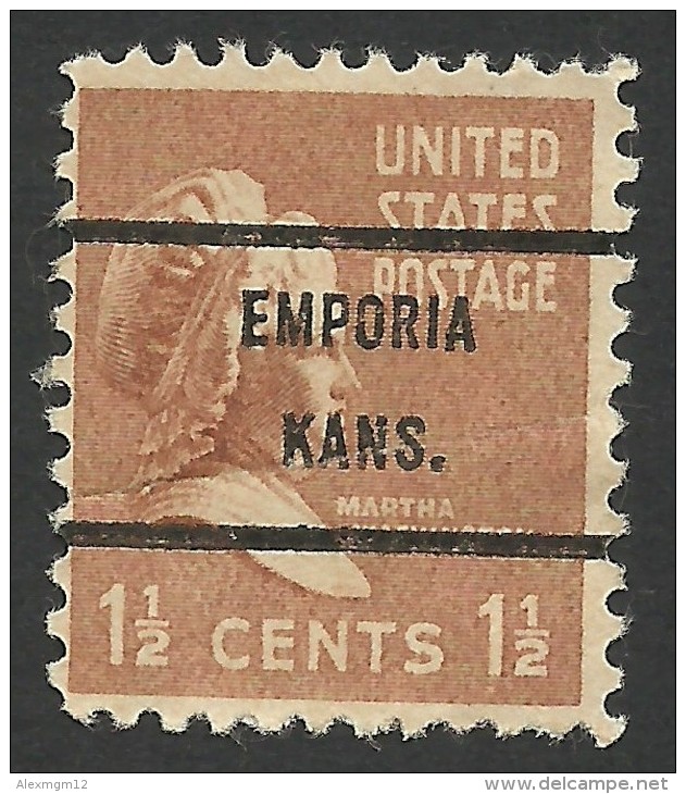 Emporia, Kansas, 1 1/2 C., Sc # 805 - Precancels