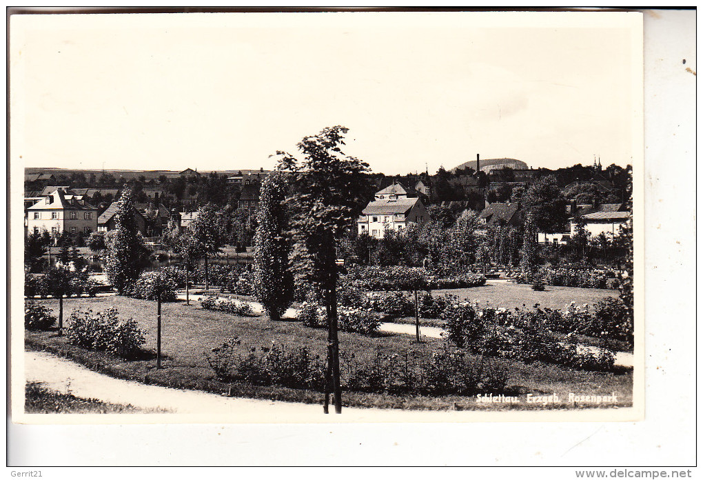 0-9306 SCHLETTAU, Rosenpark, 1938 - Schlettau