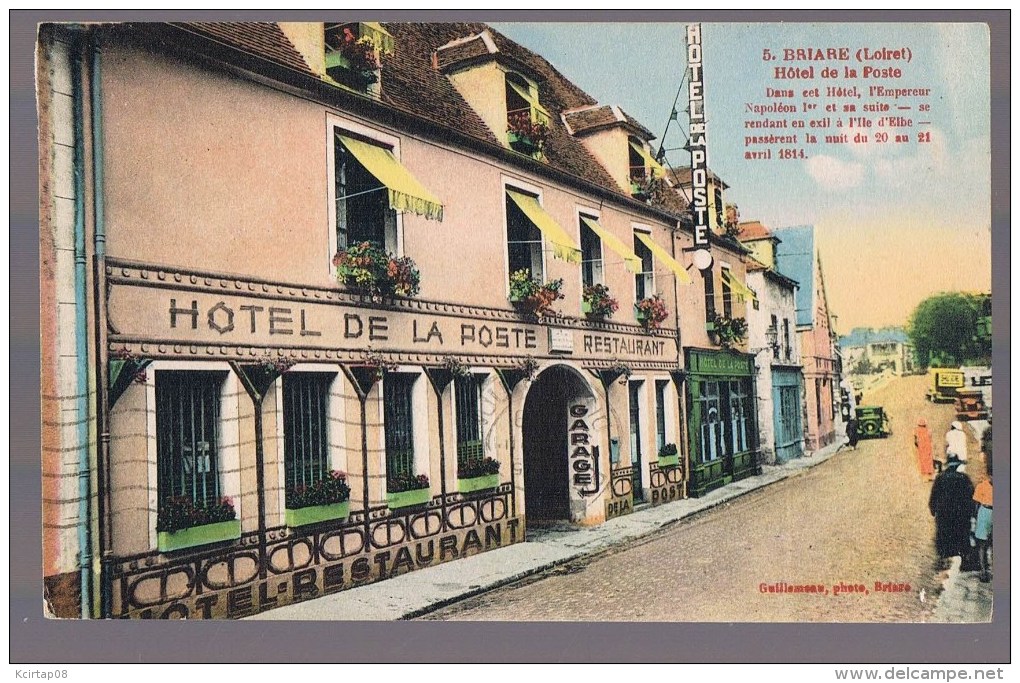 BRIARE . Hôtel De La Poste . - Briare