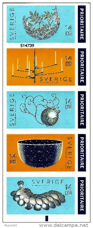 Sweden - 2015 - Iron Meets Silver - Mint Self-adhesive Booklet - Unused Stamps