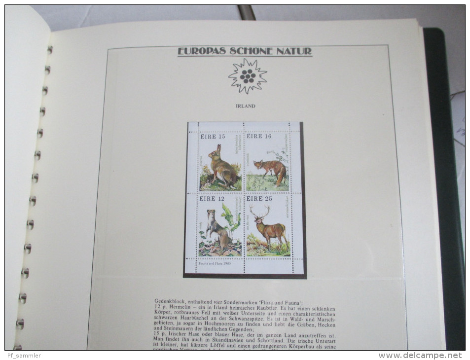 Europas schöne Natur Sammlung in 2 VD Alben. Motive Natur / Tiere! Saubere Qualität aus Abo. Sehr hoher Katalogwert