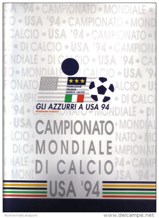 Campionato Mondiale Di Calcio Usa 1994 Volume Completo Con 30 Buste Filateliche Riguardanti Tutte Le Fasi Del Campionato - Storia Postale