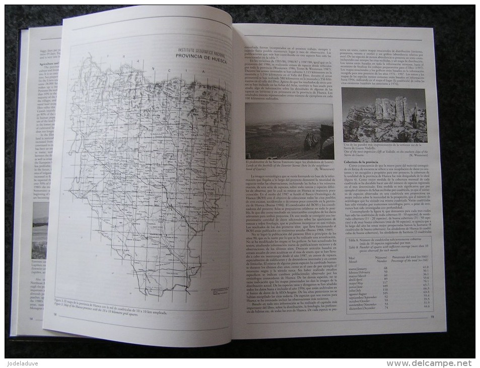 ATLAS OF THE BIRDS OF HUESCA Spanish Pyrénées Espagne Spain Espana Oiseau Bird Aves Ornithologie Ornithologue - Fauna