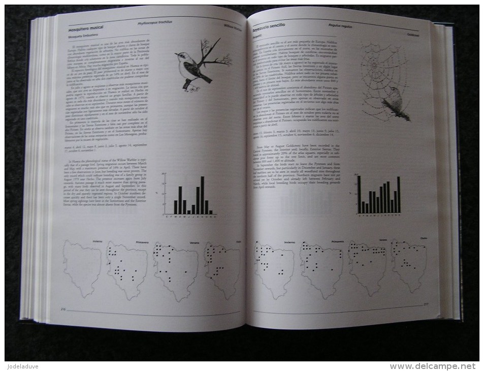 ATLAS OF THE BIRDS OF HUESCA Spanish Pyrénées Espagne Spain Espana Oiseau Bird Aves Ornithologie Ornithologue