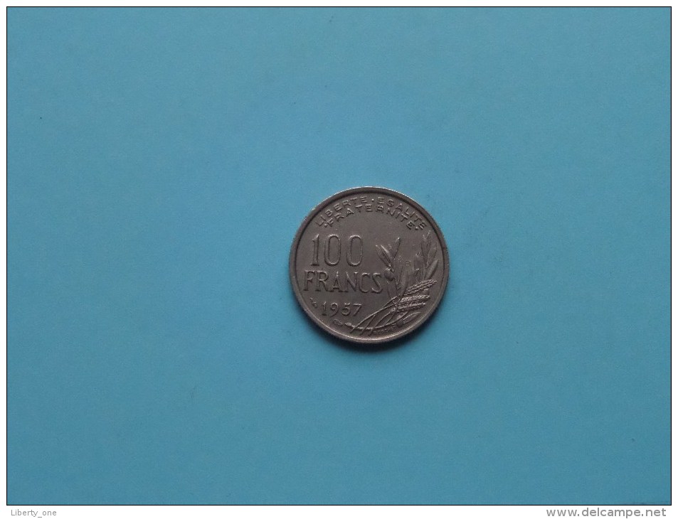 1957 B - 100 Francs / KM 919.2 ( Uncleaned - For Grade, Please See Photo ) ! - Autres & Non Classés