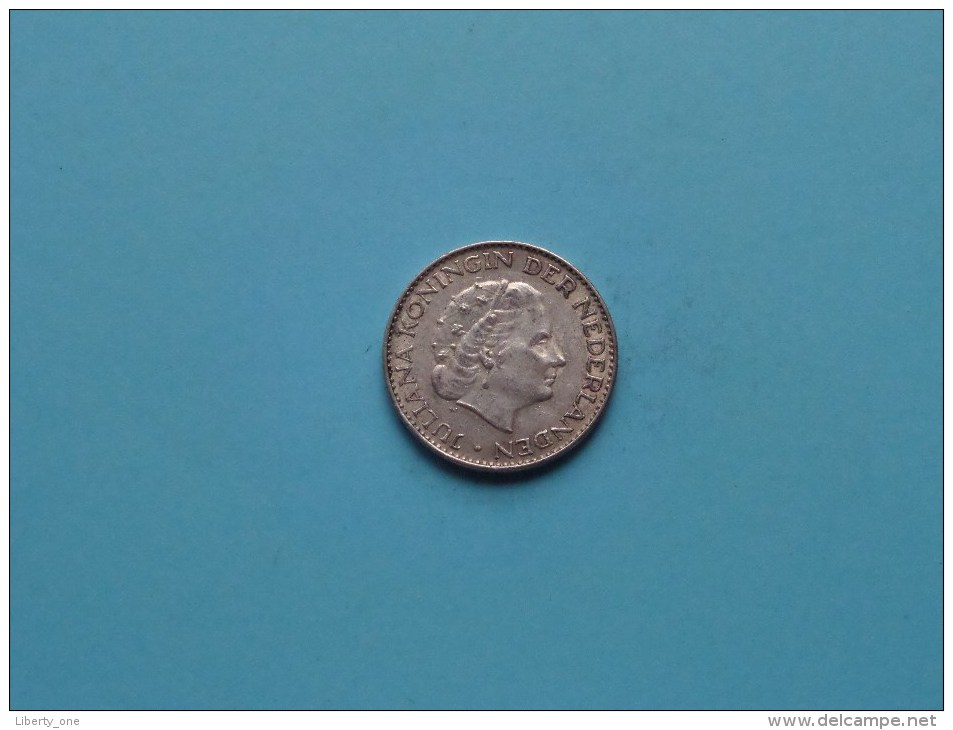 1963 - 1 Gulden / KM 184 ( Uncleaned - For Grade, Please See Photo ) ! - 1948-1980 : Juliana