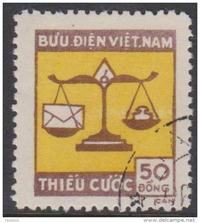 NORTH VIETNAM -  1955 Postage Due. Scott J14. Used - Vietnam