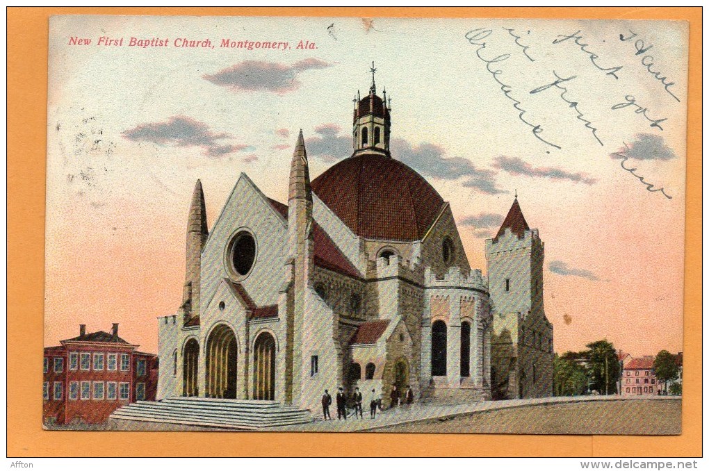 Montgomery AL 1908 Postcard - Montgomery