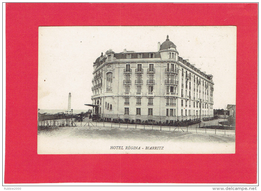 BIARRITZ HOTEL REGINA CARTE EN TRES BON ETAT - Biarritz