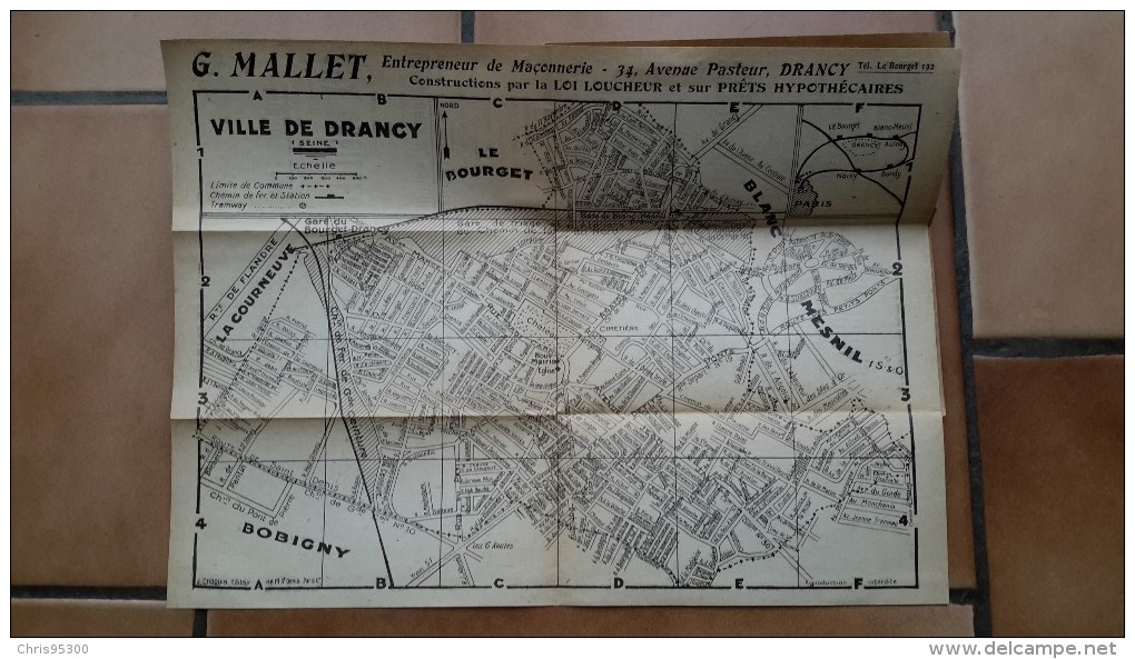 GUIDE ET PLAN DE 30 PAGES - DRANCY 93 SEINE SAINT DENIS - Autres & Non Classés