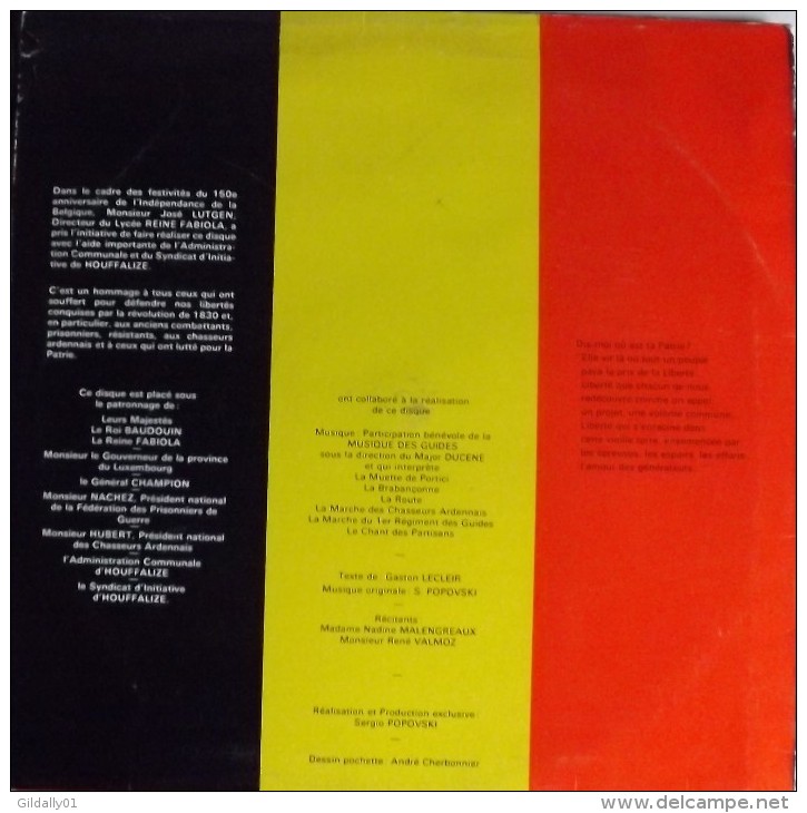 33t (12")    Belgique:  150 ANS  EVOCATIONS.  (édition Limitée) - Limitierte Auflagen