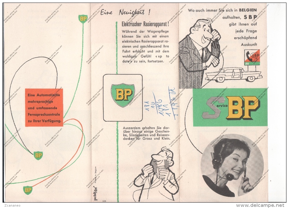 DEPLIANT SERVICE BP - IN TEDESCO - - Advertising