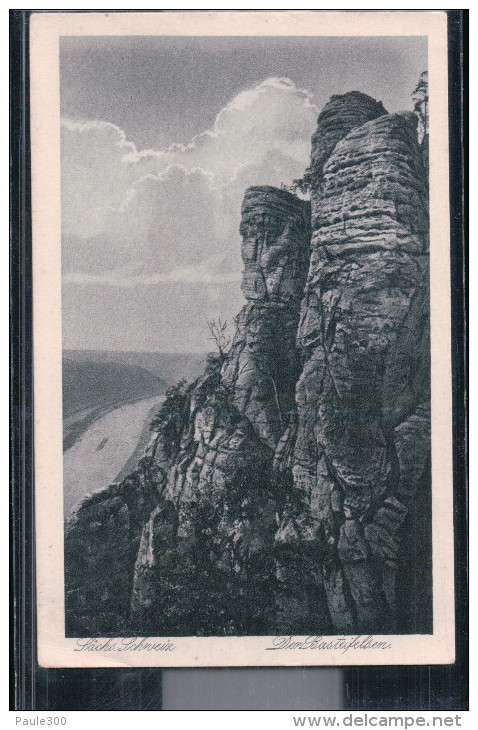 Wehlen - Basteifelsen - Sächsische Schweiz - 1926 - Wehlen