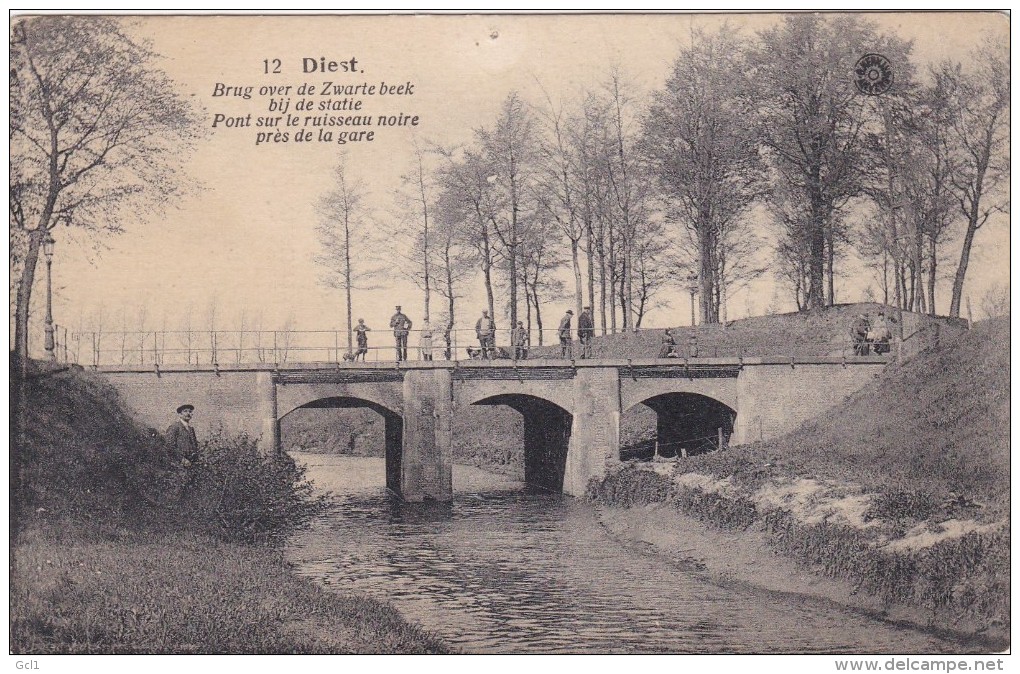 Diest - Brug Over De Zwarte Beek Bij De Statie - Diest