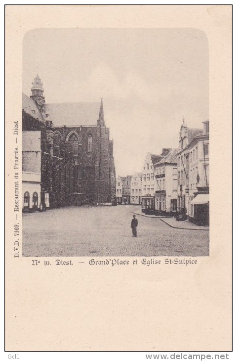 Diest -  Grand Place Et Eglise - Diest