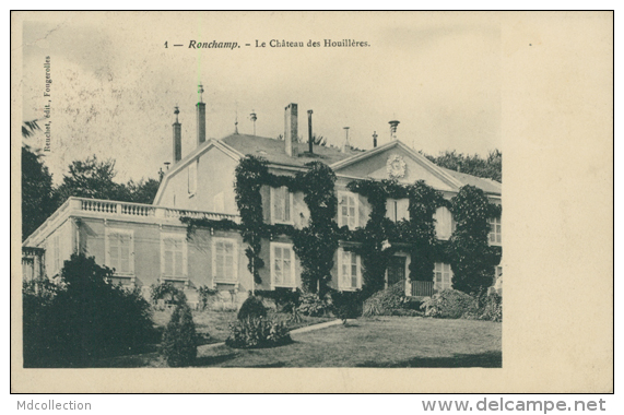 70 RONCHAMP / Le Château Des Houillères / - Autres & Non Classés